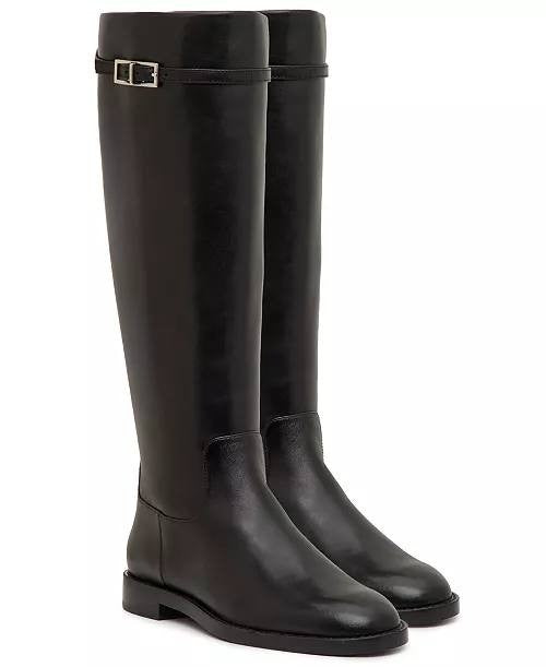INC Britta Women’s Riding Boots Black 8.5M Leather $189.90 NWB