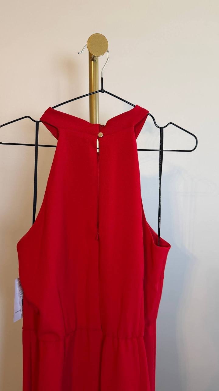 Julia Jordan Women’s Halter Neck Sleeveless Sheath Dress Red Size 12 NWT 109$