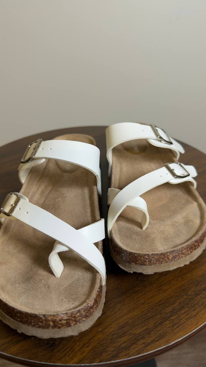 MaddenGirl Footbed Sandals White 7.5 New $55.00