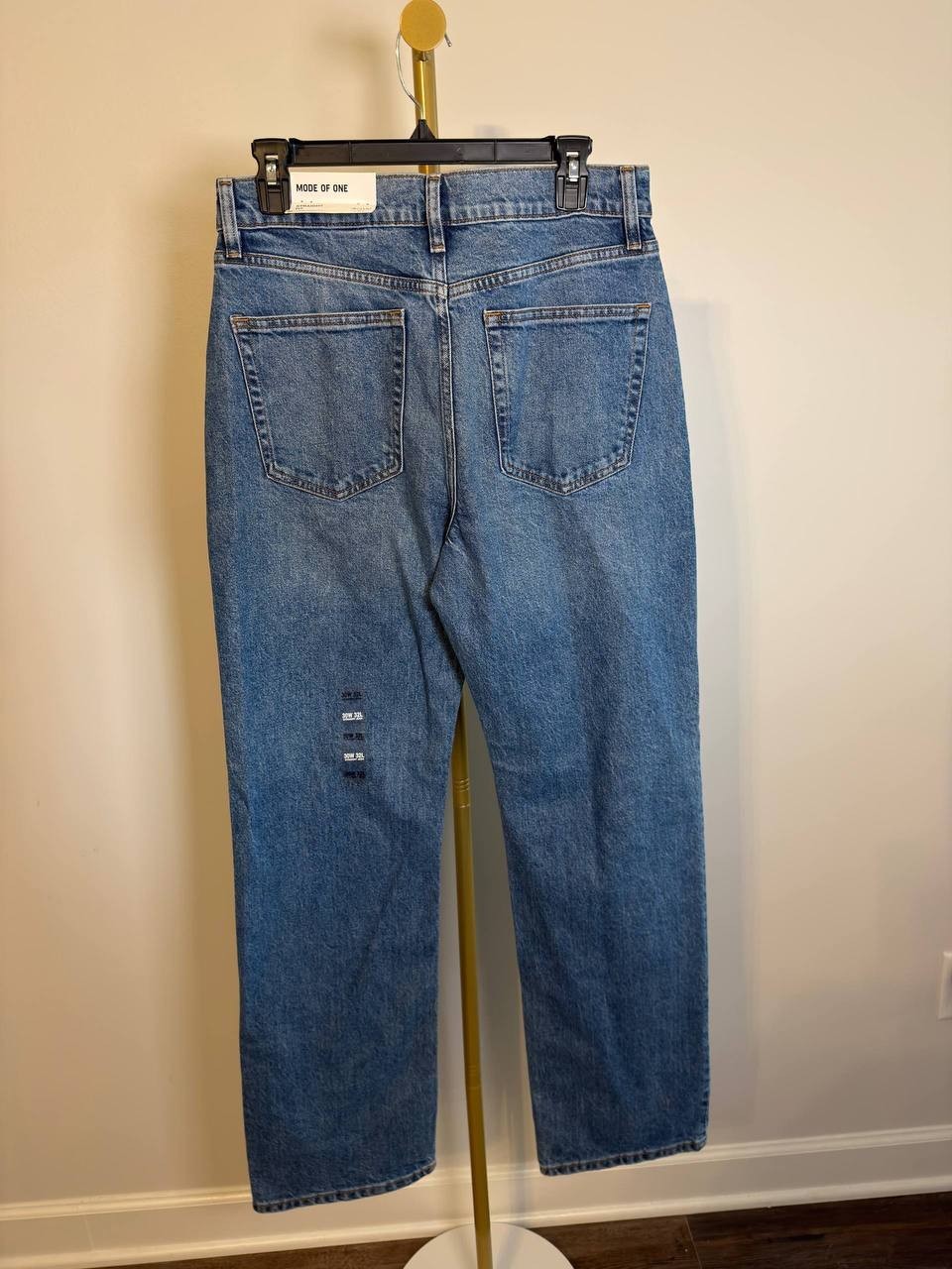 Mode of One Men’s Straight‑Fit Jeans Blue 30W NWT $69.50