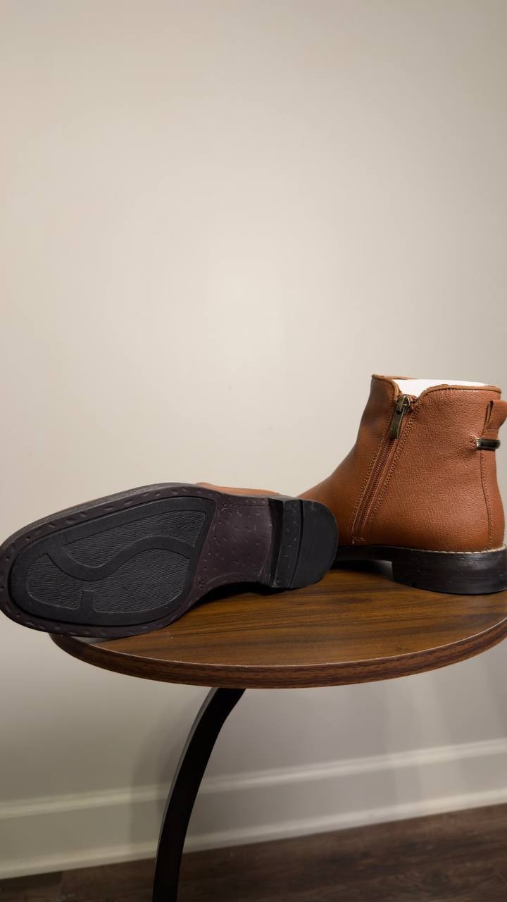 Franco  Sarto  Booties  Cognac  8  M  New  $190