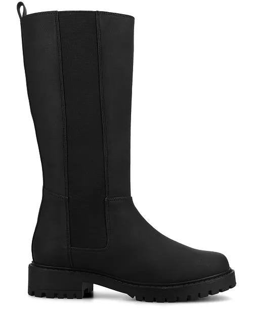 Journee Collection Brandi Lug Sole Knee High Boots Vintage Black 8.5M NWB $122