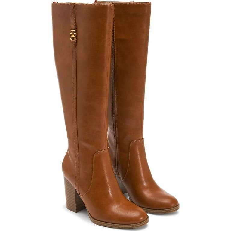 Tommy  Hilfiger  High  Dress  Boots  Medium  Natural   7.5M  New  $158.99
