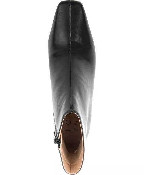 Journee Collection Women’s Haylinn Block Heel Dress Booties – Black – Size 11