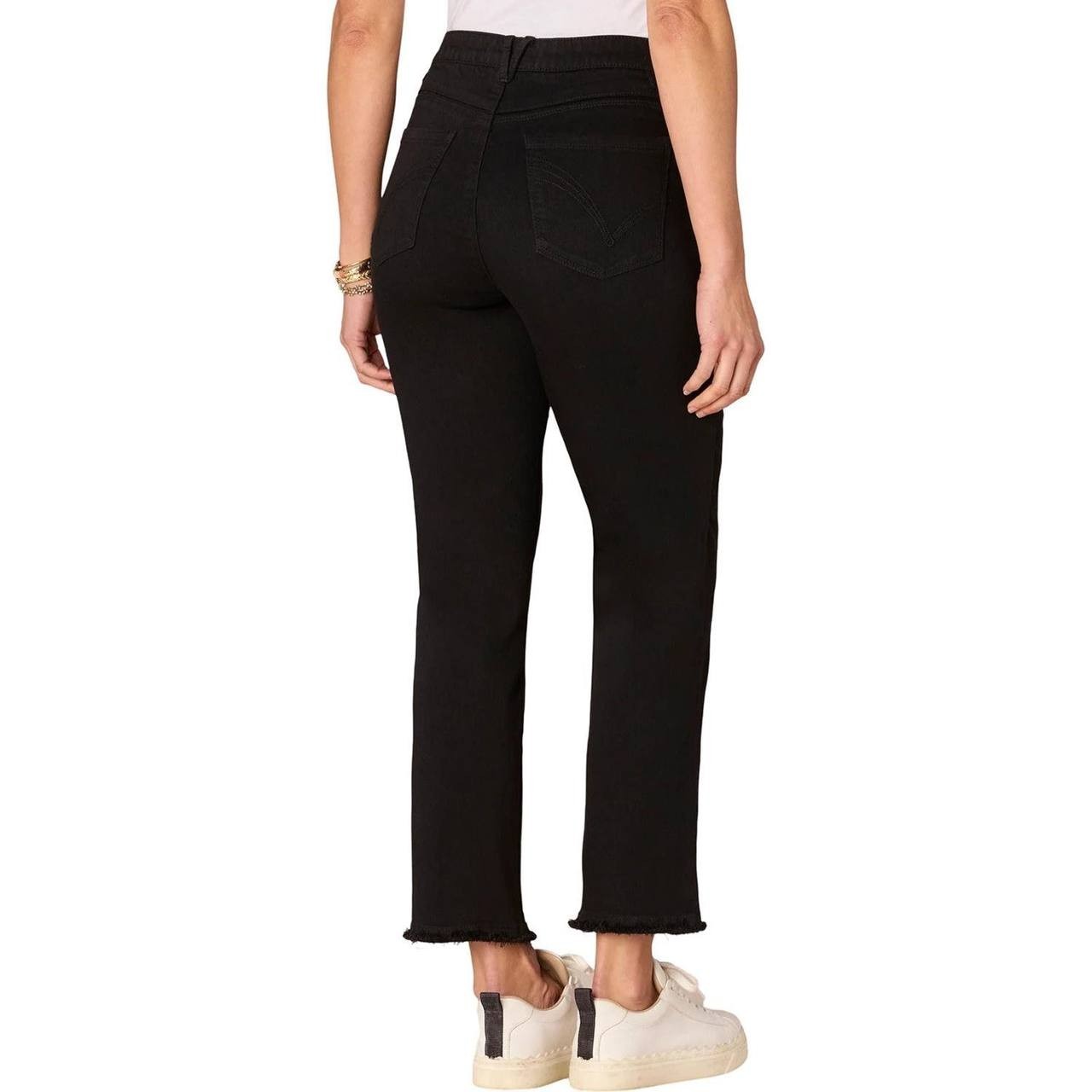 Democracy Absolution High Rise Slim Straight Jeans Black 8P NWT $78
