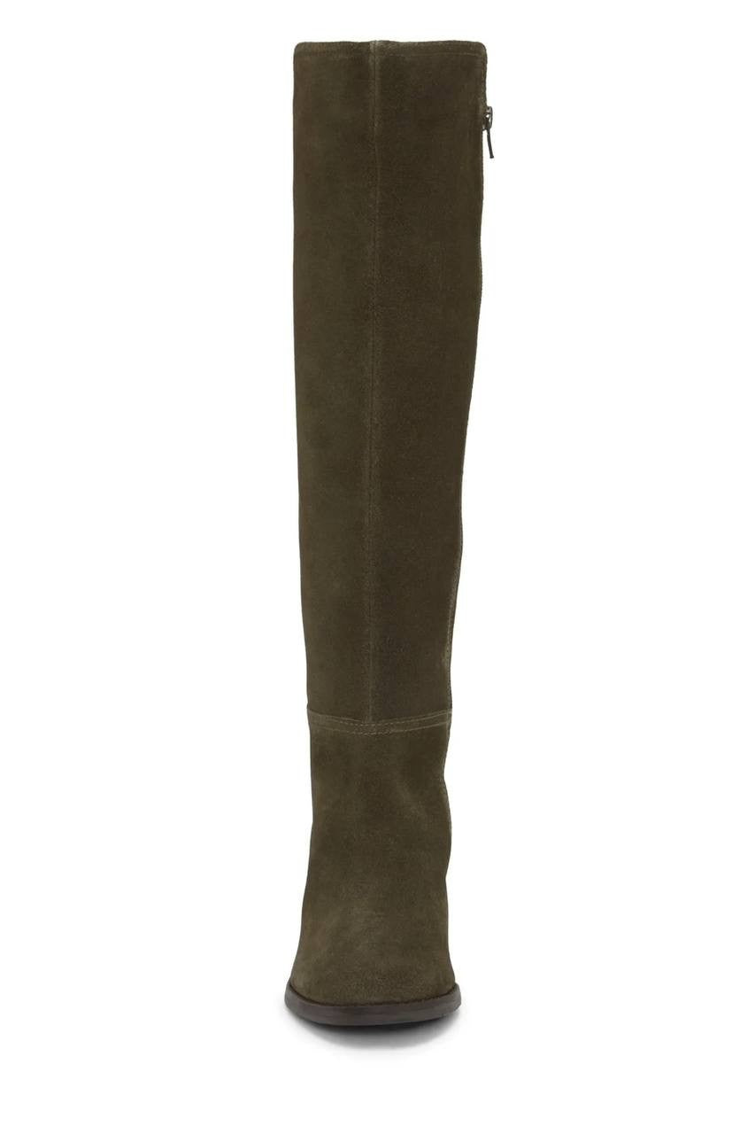 Lucky  Brand  Wide  Calf  Boots  Dark  Green  8.5  M  New  $130