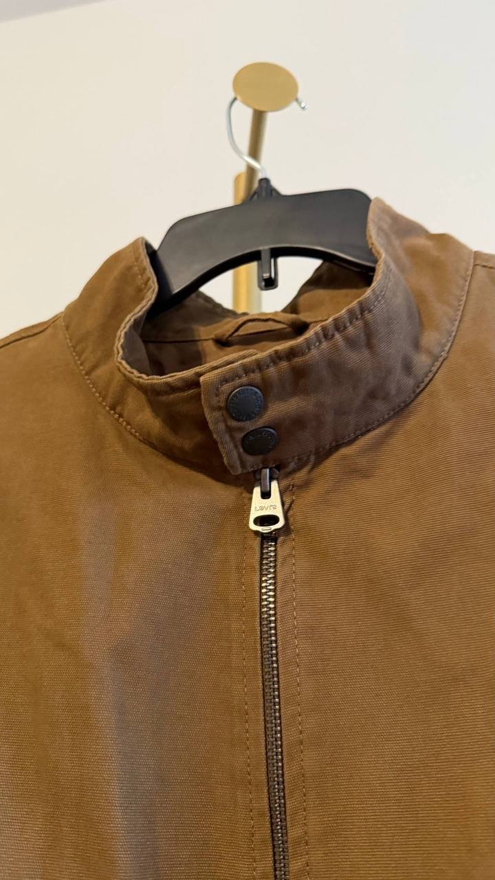 Levi’s Men’s Stand‑Collar Jacket Brown L $150 NWT