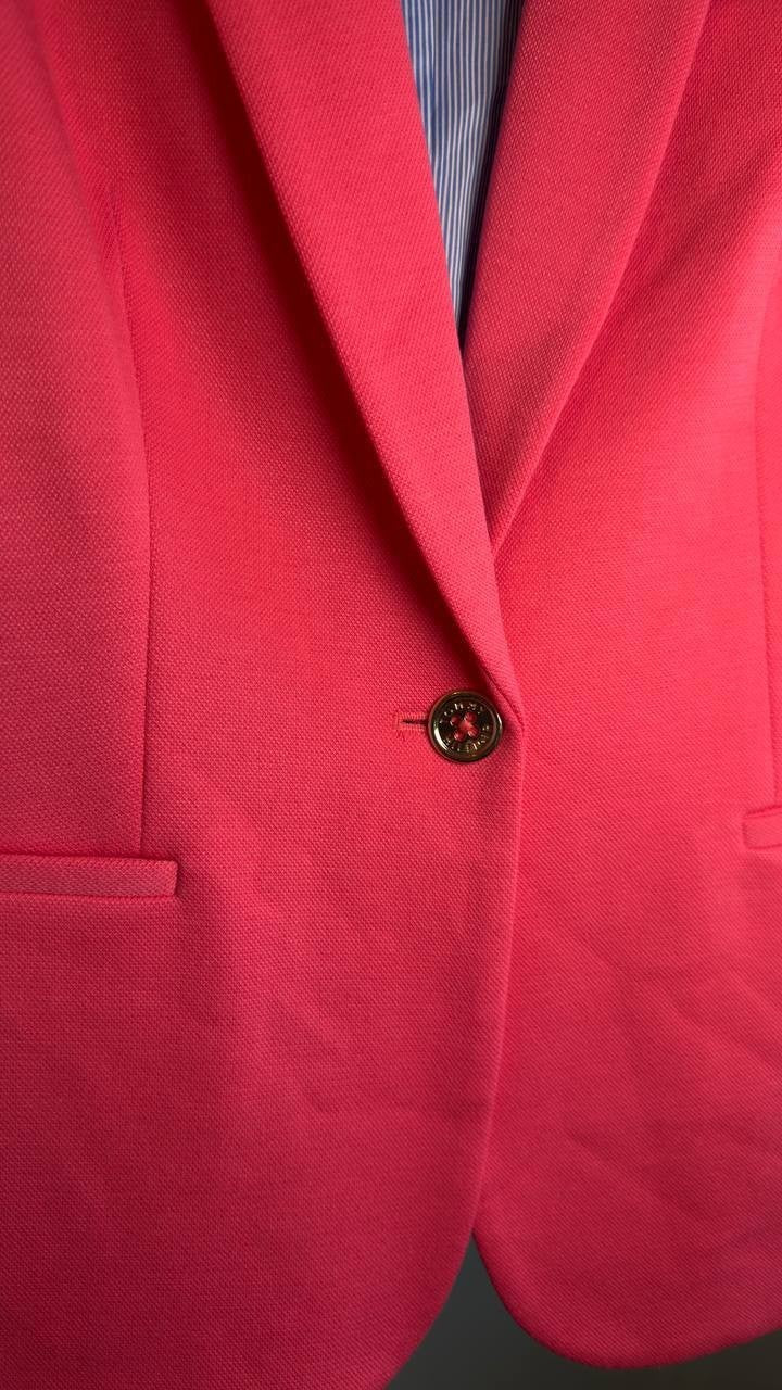 Tommy Hilfiger Single Button Business Blazer Pink 8 NWT $139