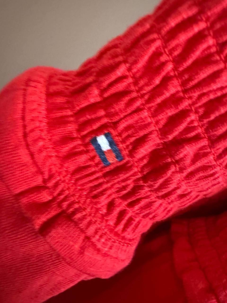 Tommy Hilfiger Smocked Midi Dress- Red – Size M – NWOT – €83.24