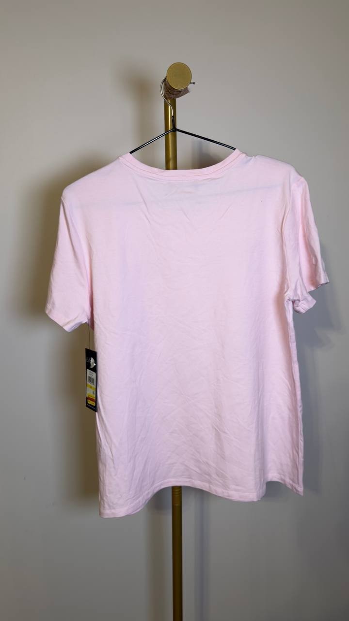 Karl Lagerfeld Paris Women’s Rose‑Trim Knit Top Rose M NWT $59