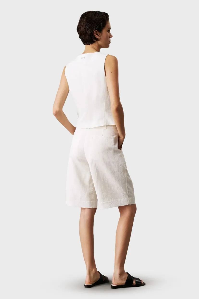 Calvin Klein Tech Texture Vest White Size 10 $129 NWT