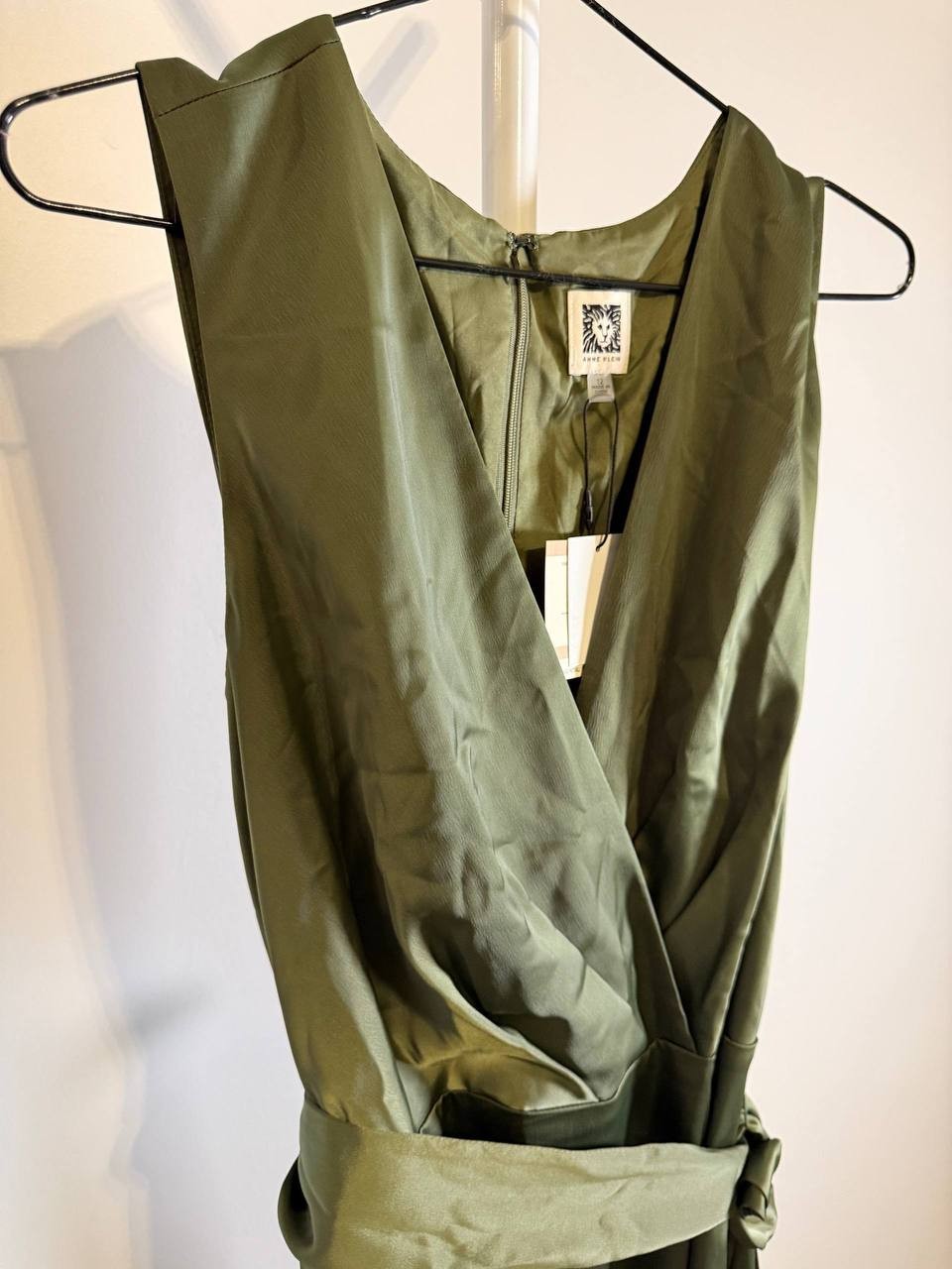Anne Klein “Montreal” Satin Midi Dress – Size 12 – NWT – $129