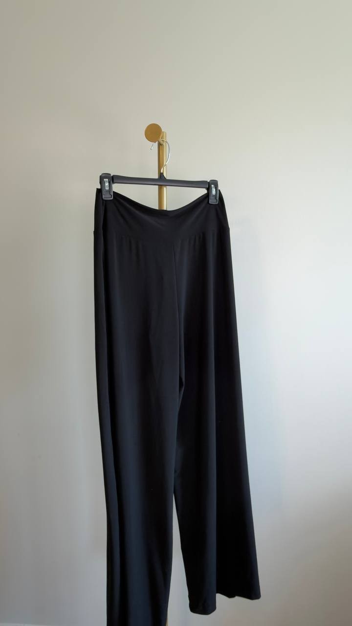 Philosophy Republic  Pull On Wide Leg Trousers Black L NWT $68