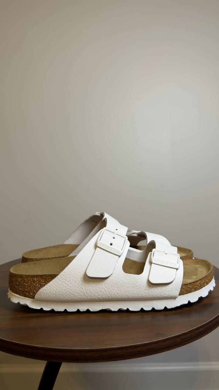Birkenstock Sandals White 5 Narrow Fit New $179.00