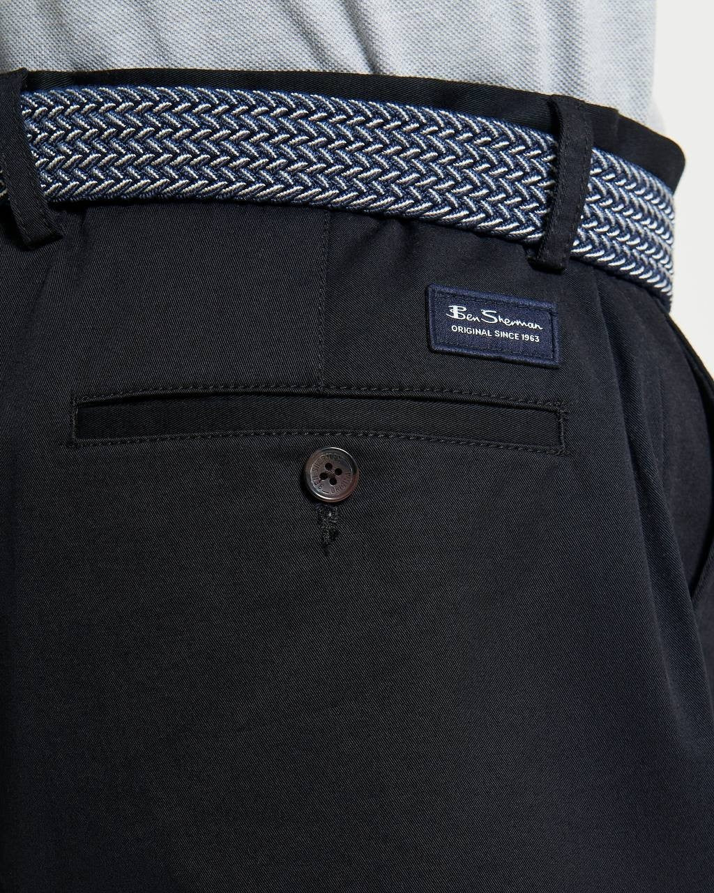 Ben Sherman Signature Chino Short Black 34 NWT $120