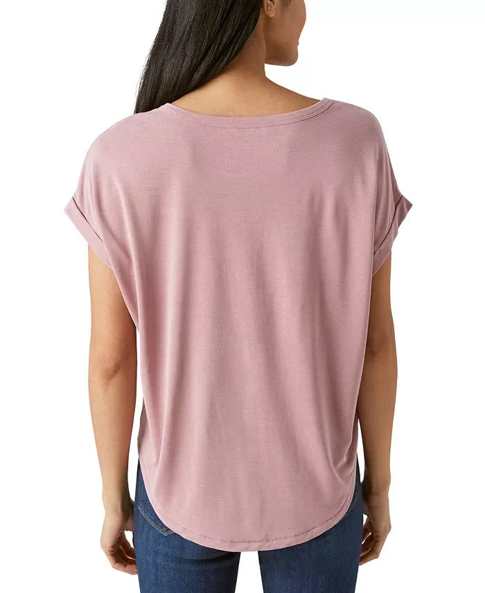 Lucky Brand Short Sleeve Sandwash Dolman Tee Nostalgias Size M NWOT $39.50