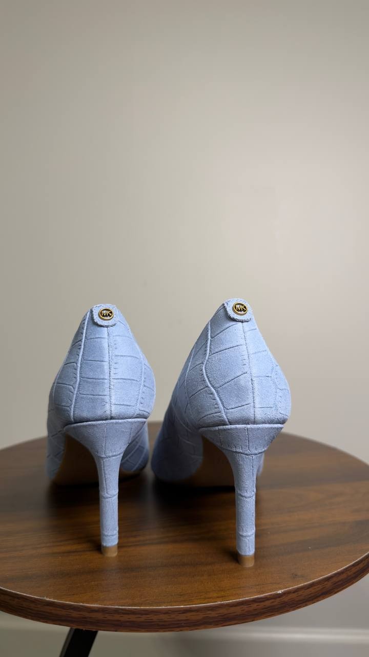 Michael  Michael  Kors  Flex  Pumps  Chambray  Suede  7M  New  $129.50