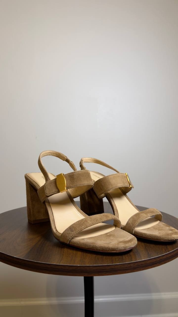 Veronica  Beard  Slingback  Sandals  Chestnut  7  M  Pre‑Owned  $395