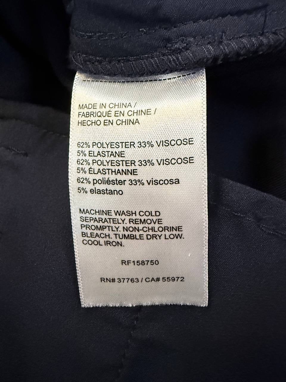 Rafaella Gabardine Bootcut Stretch Pants –Black– Size 22W – NWT – $89