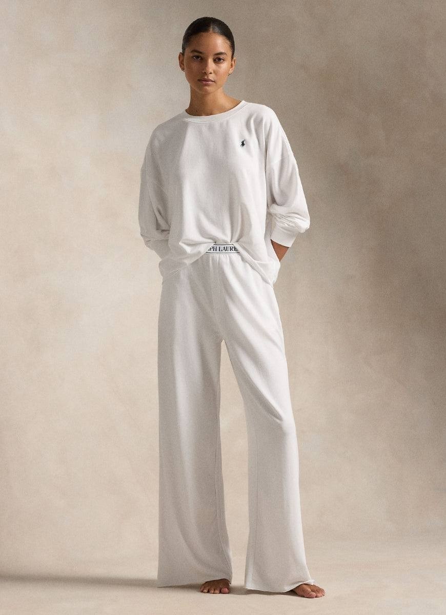 Polo Ralph Lauren Pajama Top Men's 2XL White Club Terry Cotton-Modal Fabric