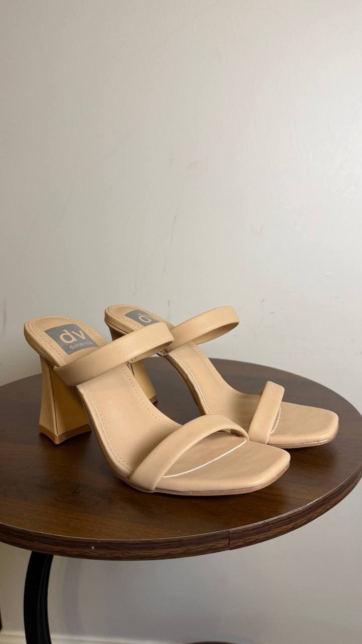 DV Dolce Vita Blush Man‑Made High Heel Dress Sandals Size 5 NIB MSRP $65