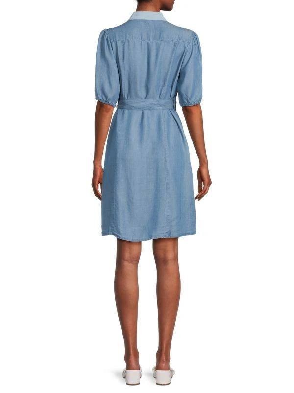 Sharagano Chambray Shirt Dress – Medium Wash – Size 10 – NWOT