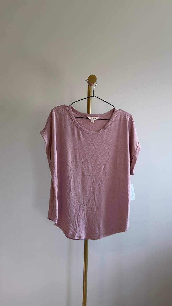 Lucky Brand Short Sleeve Sandwash Dolman Tee Nostalgias Size M NWOT $39.50