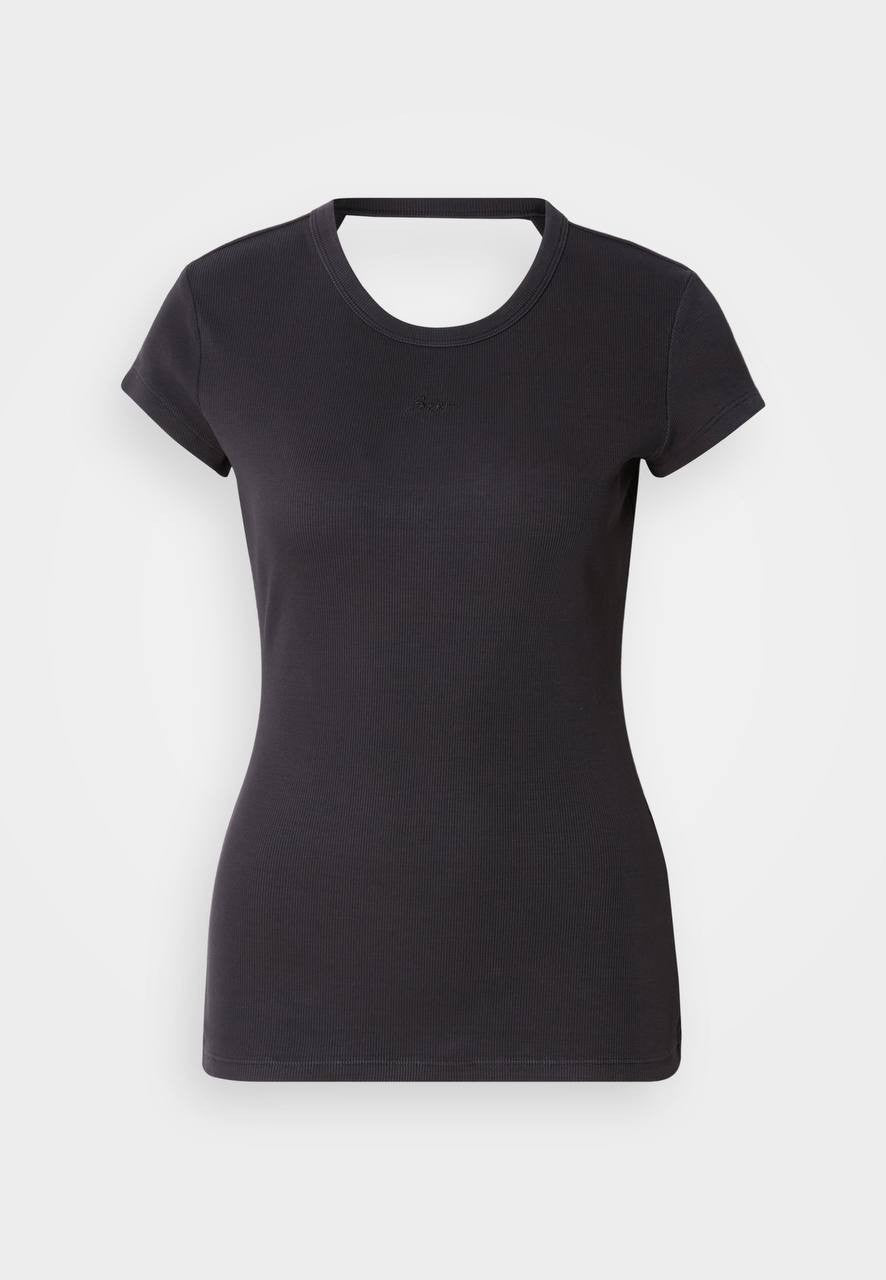 BOSS ESIMA Women’s Print T‑Shirt Black M $68 NWT