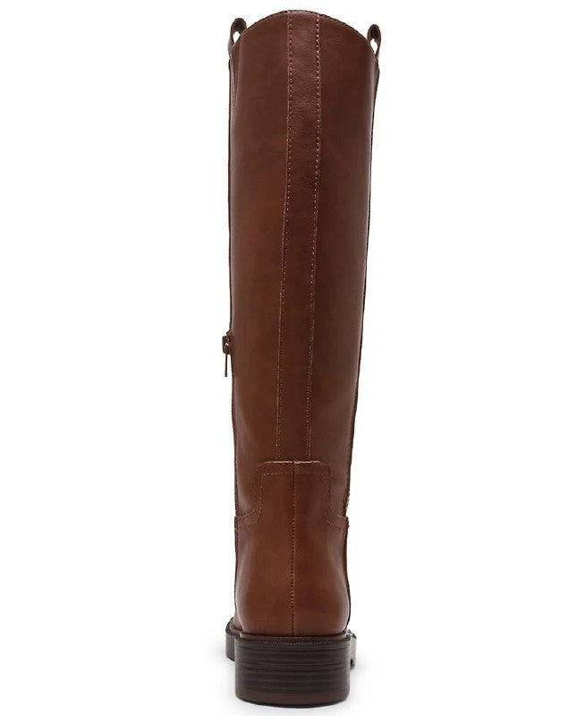 DV Dolce Vita Jernie Boots 10M Tan Smooth Riding Round Toe NIB msrp$99
