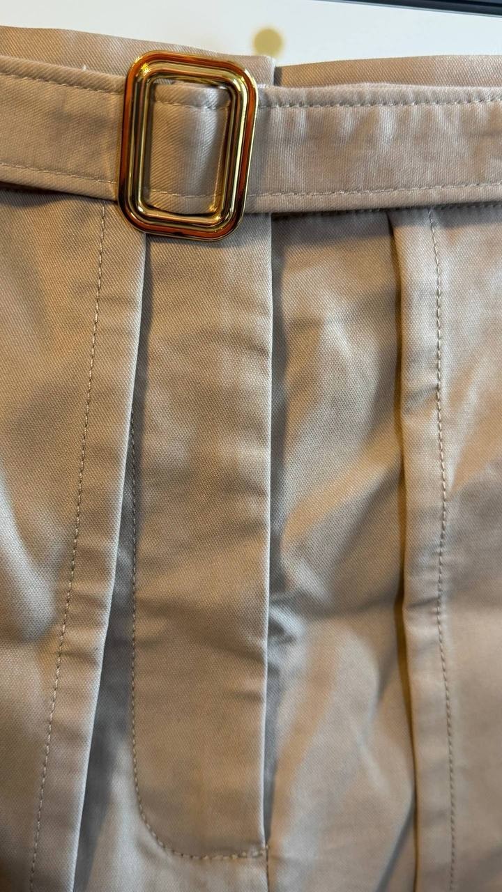 Marciano by Guess Cindy Belted Cargo Shorts Army Olive Size 8 NWT $180