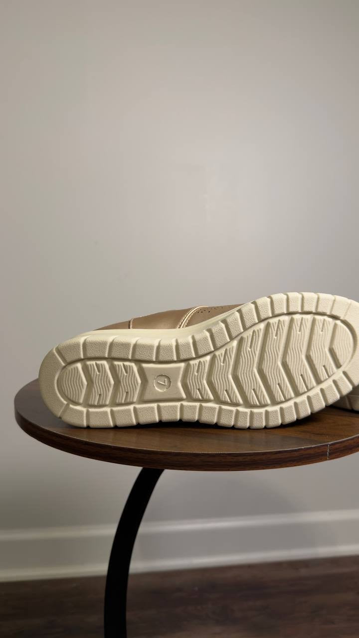 Easy  Street  Mule  Sneakers  Champagne  7M  New  $60