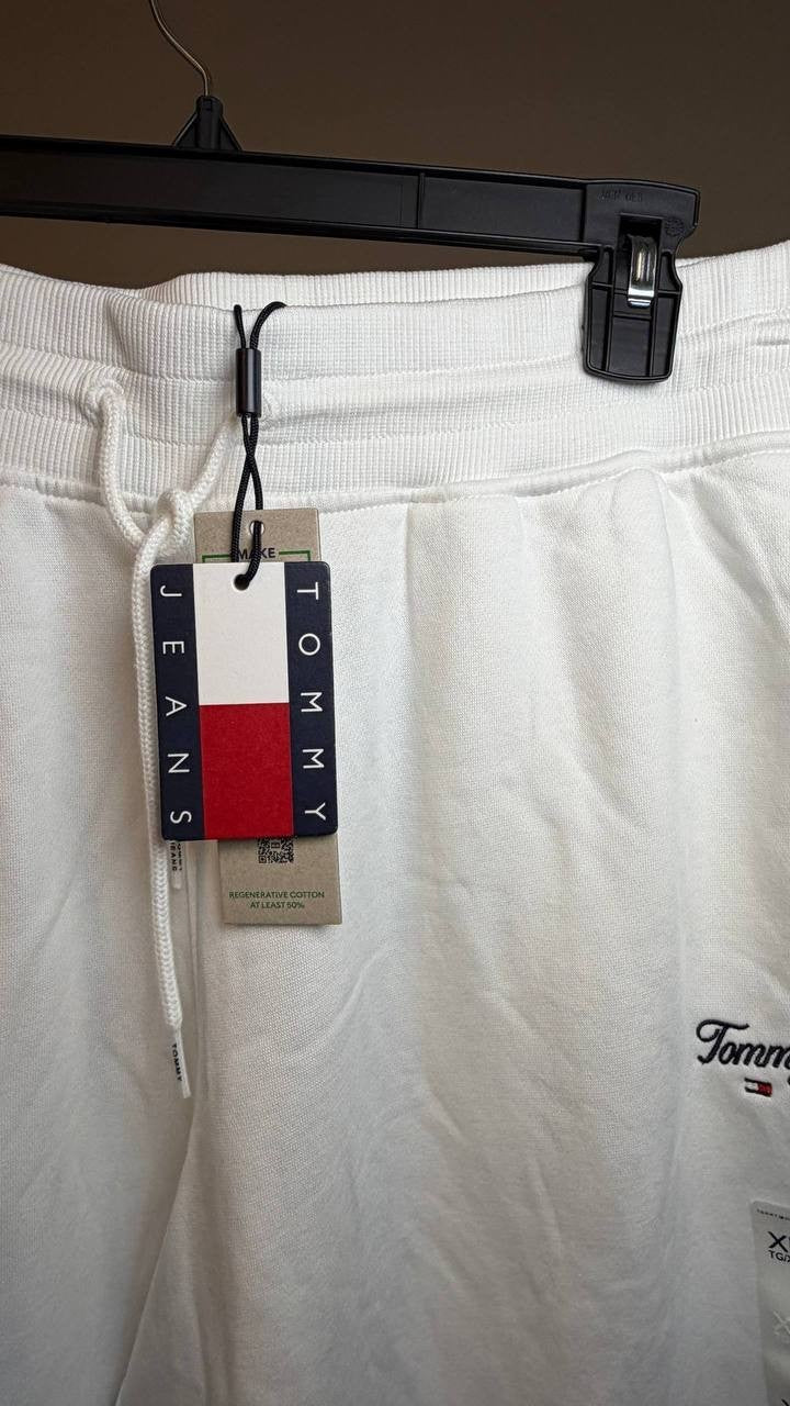 Tommy Hilfiger Relaxed Fit Joggers White XL NWT $69.50