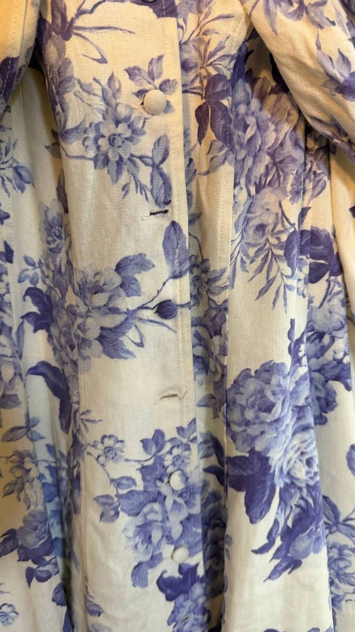 Taylor Women’s Floral Print Tie Bodice Flare Dress Size10NWOT two buttons missed