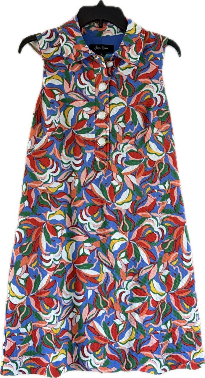Jessica Howard Printed Textured Shift Dress – Size 8 – NWT – Sleeveless