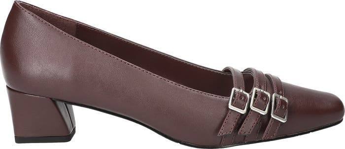 Easy Street Enya Pump Burgundy Square Toe Block Heel Women’s 8M NWB $74.99