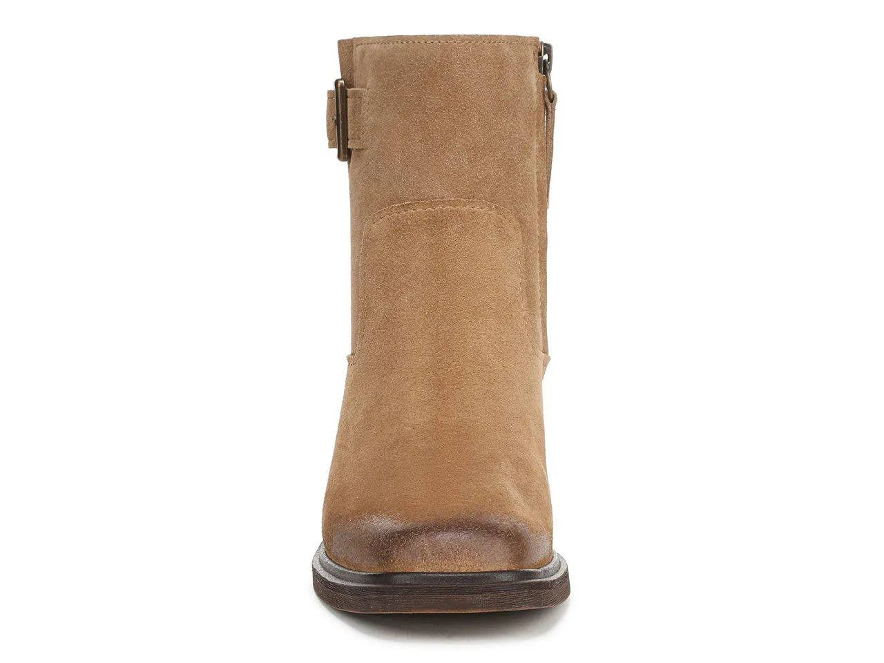 Franco Sarto Suede Booties 6.5M Tan New in Box MSRP $185
