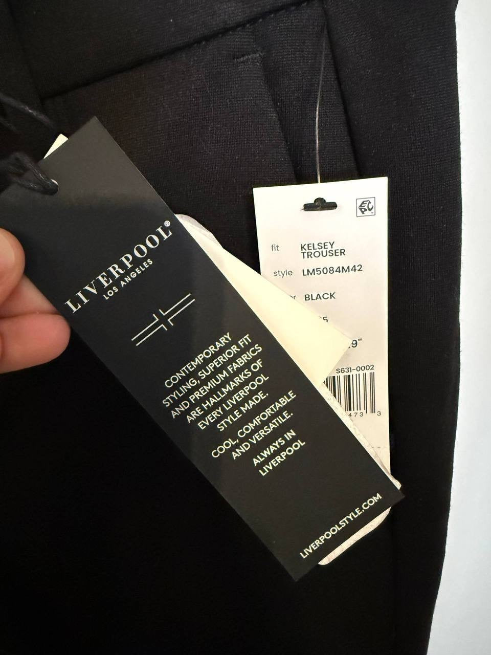 Liverpool Kelsey Trouser – Size 0/25 – NWT – Black – $98