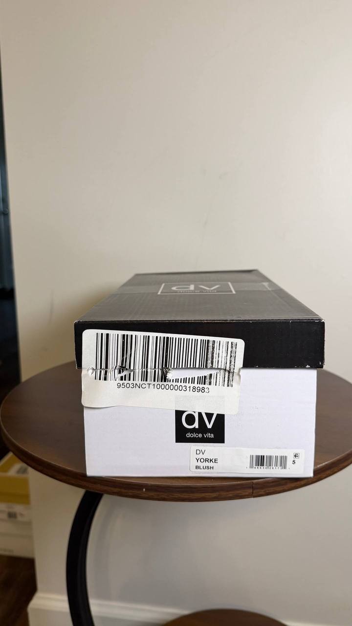 DV Dolce Vita Blush Man‑Made High Heel Dress Sandals Size 5 NIB MSRP $65