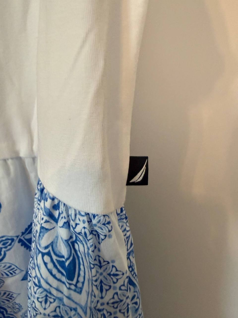 Nautica Jeans Sleeveless Tiered Floral Dress – Size L/G – NWT