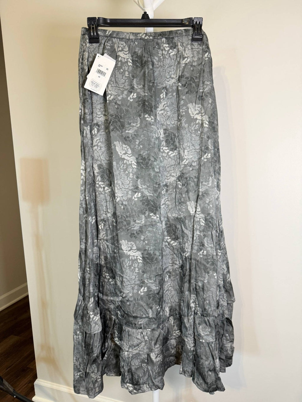 Splendid Linsey Maxi Skirt Evergreen Floral NWT XS–XL MSRP $178 –Flowy Boho Look
