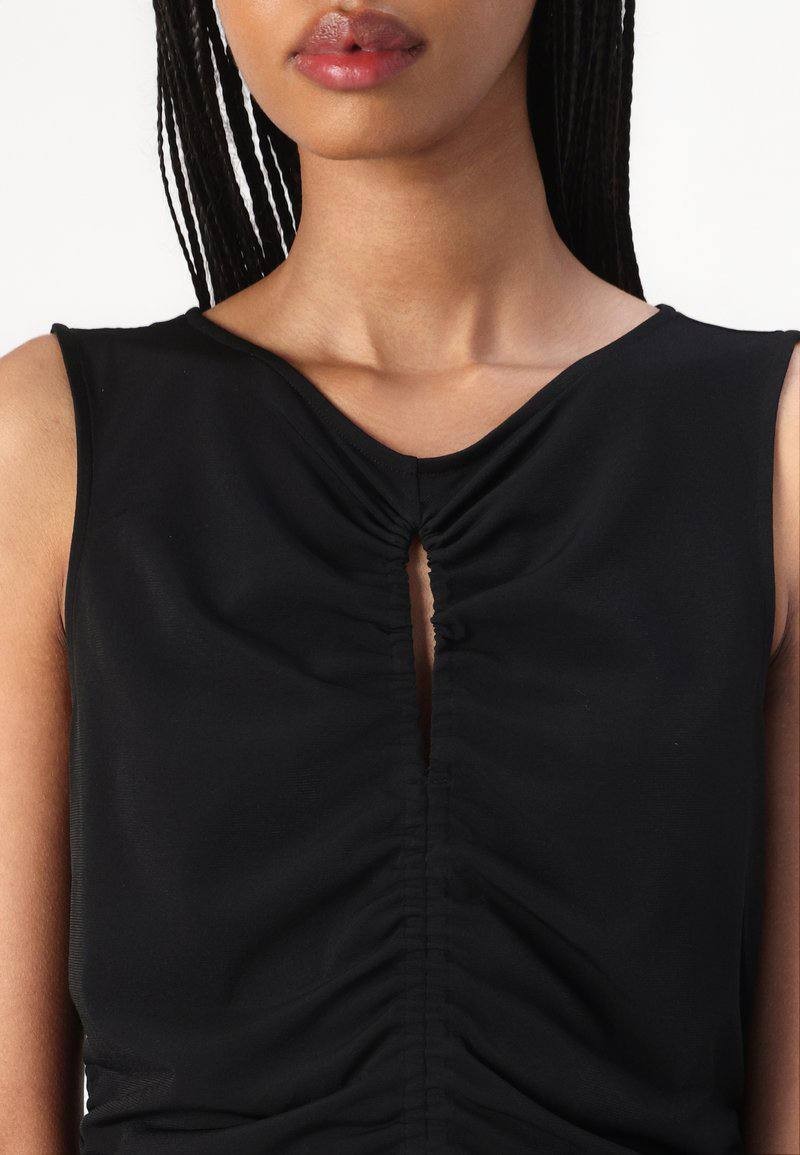 BOSS Women’s EMACHA Sleeveless Top Black M $68 NWT