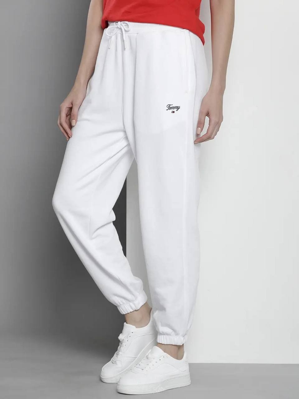 Tommy Hilfiger Relaxed Fit Joggers White XL NWT $69.50