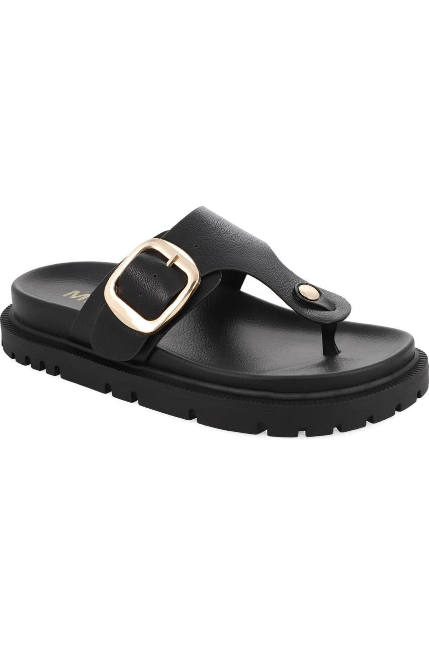 MIA  Geri  Slide  Sandals  Black  Synthetic  8.5M  New  With  Box  $60