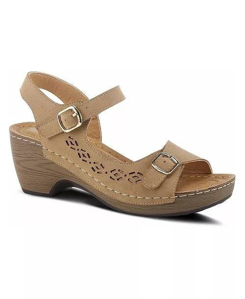 Patrizia  Shantay  Sandals  Tan  Synthetic  9.5‑10  New  With  Box  $70