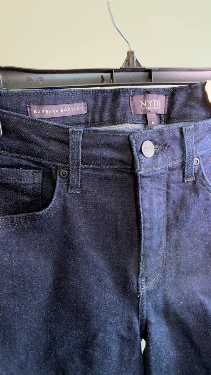 NYDJ Barbara Bootcut Jeans Rinse  6 NWT $99