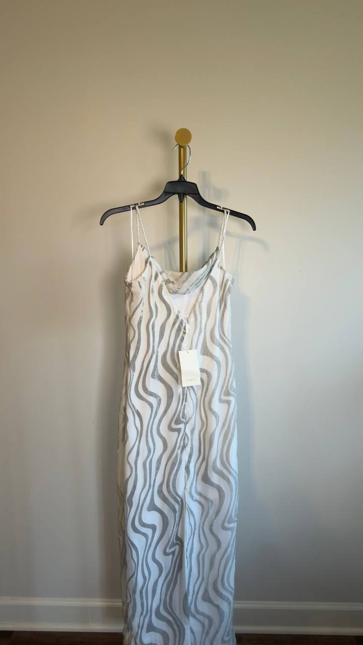 Parker Women's Printed Sleeveless Maxi Dress - Shimmer Stone Size-0 NWT $180 MRP