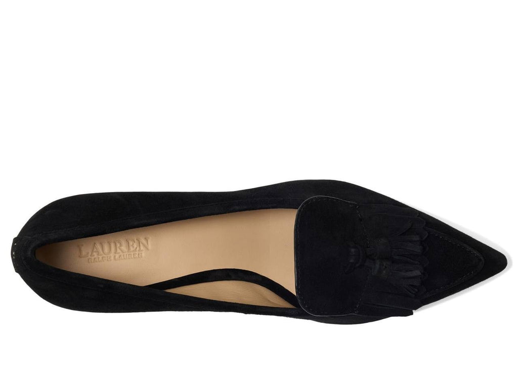 Lauren Ralph Lauren Kiltie Pumps Black 9 B New $195.00