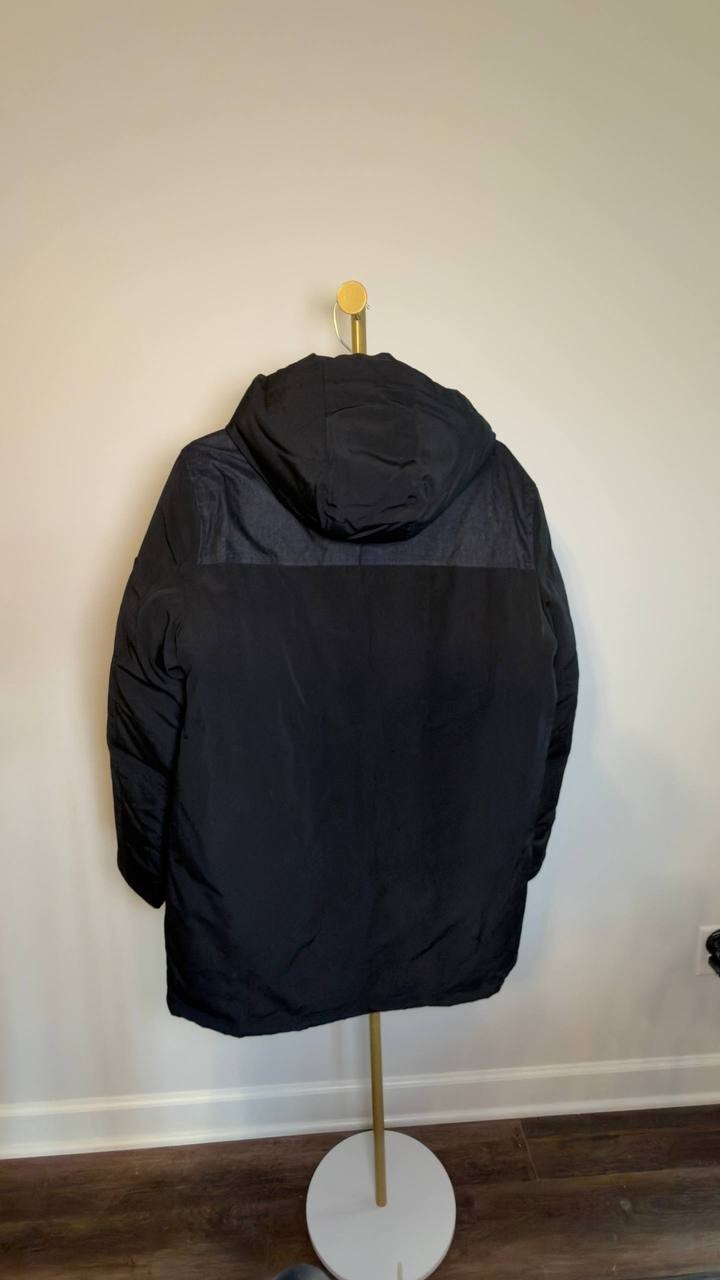 Sam Edelman Expedition Full‑Zip Hooded Parka Black M NWT $260