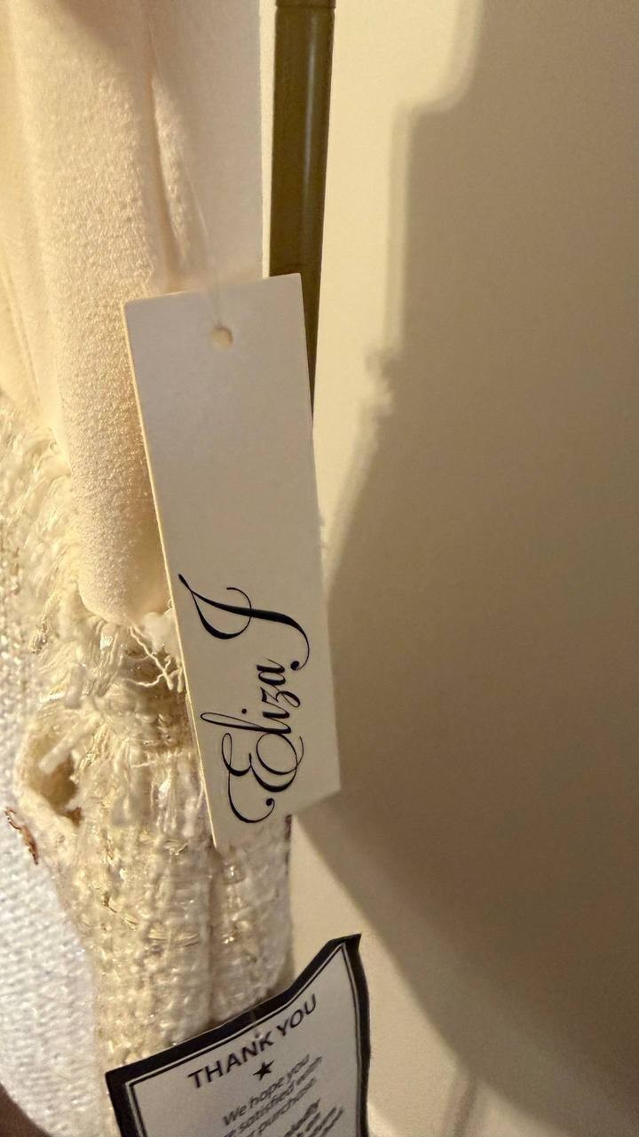 Eliza J Women’s Collared Mixed‑Media Sleeveless Dress White Ivory 6 $158 NWT