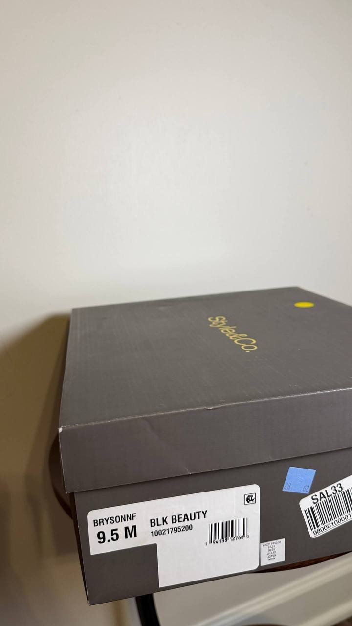 Style & Co High Boots 9.5M Black Man‑Made New in Box MSRP $89.90
